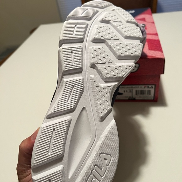 New Fila Men's 11.5M Navy Memory Core Callibration 23 Running Shoes Sneakers🔥🏃🏃 - Picture 6 of 6
